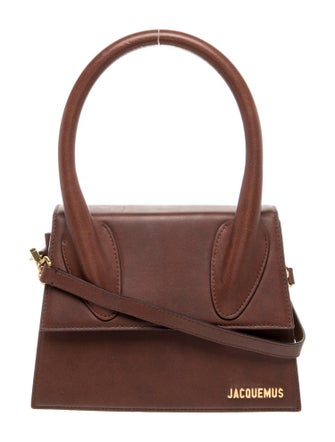 Jacquemus Leather Top Handle Bag