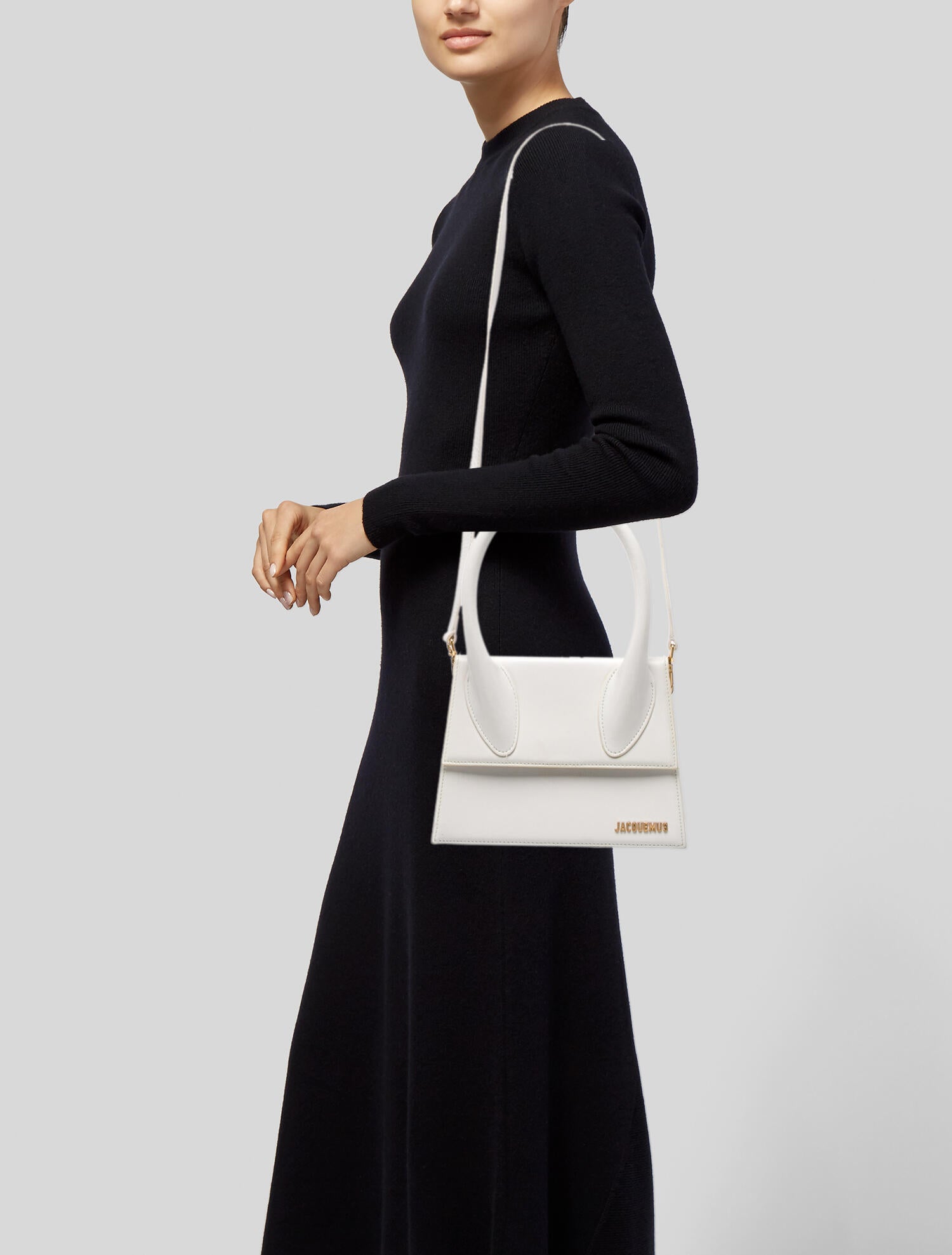 Jacquemus Leather Top Handle Bag