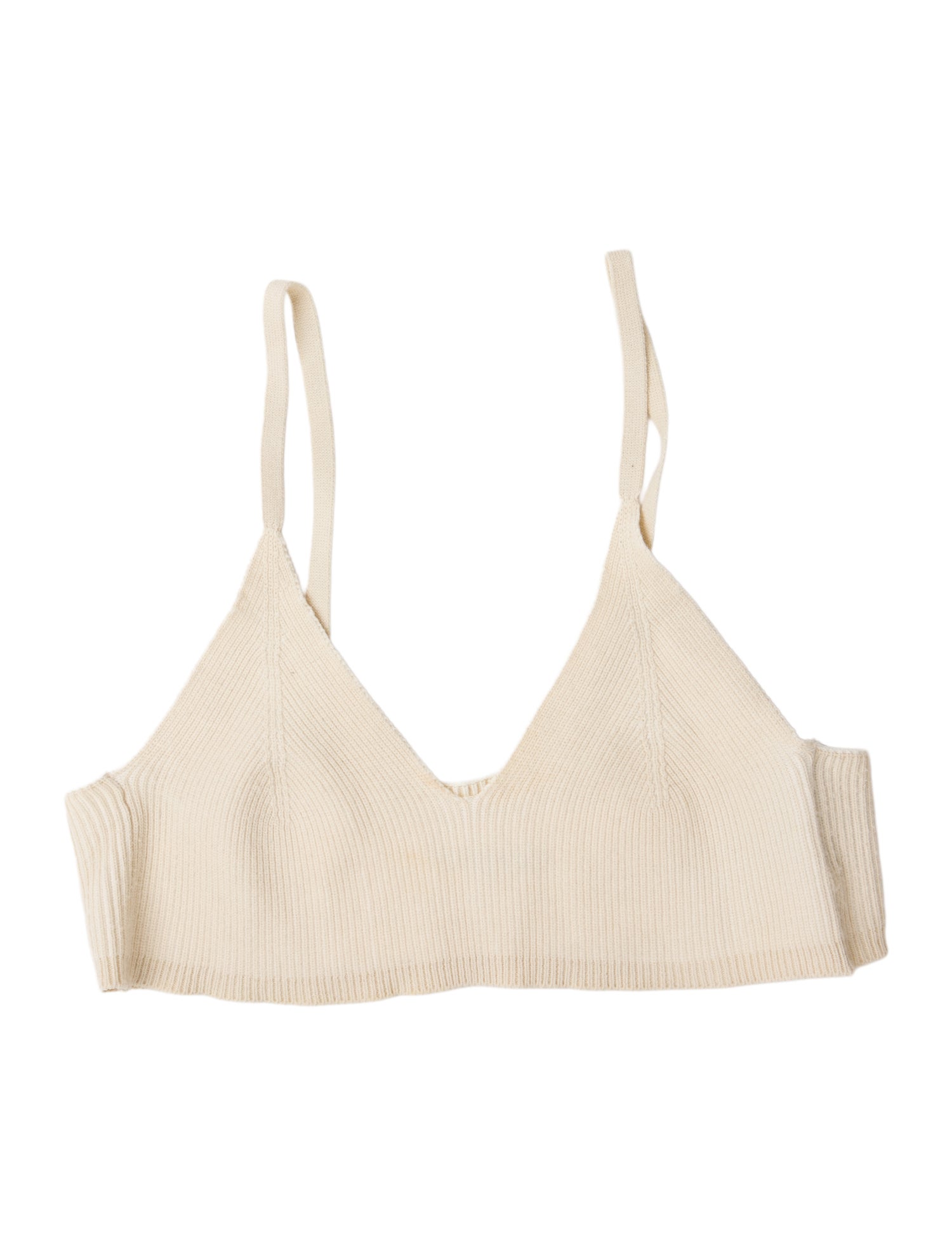 Jacquemus V-Neck Sleeveless Crop Top