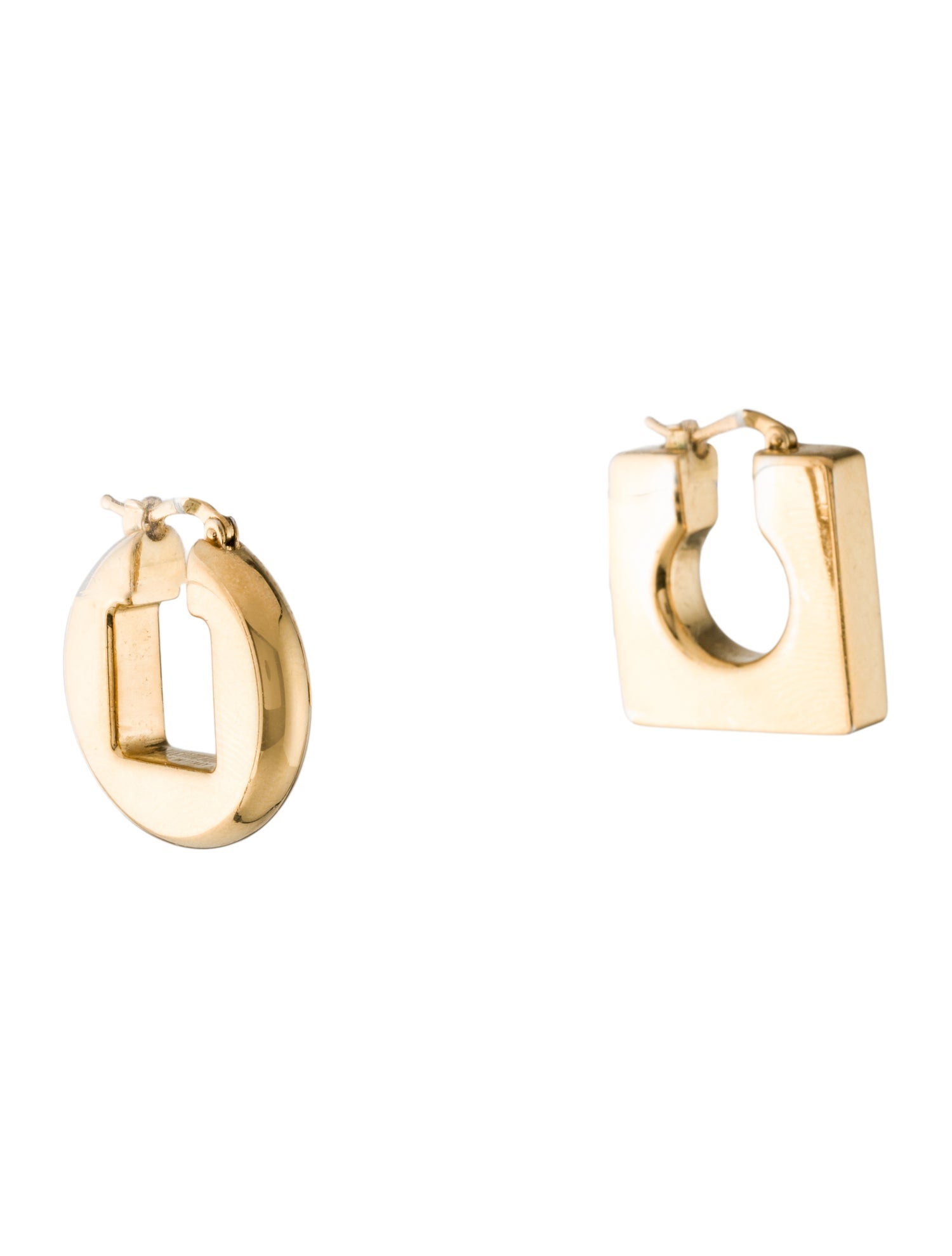 Jacquemus Les Boucles Rond Carre Earrings
