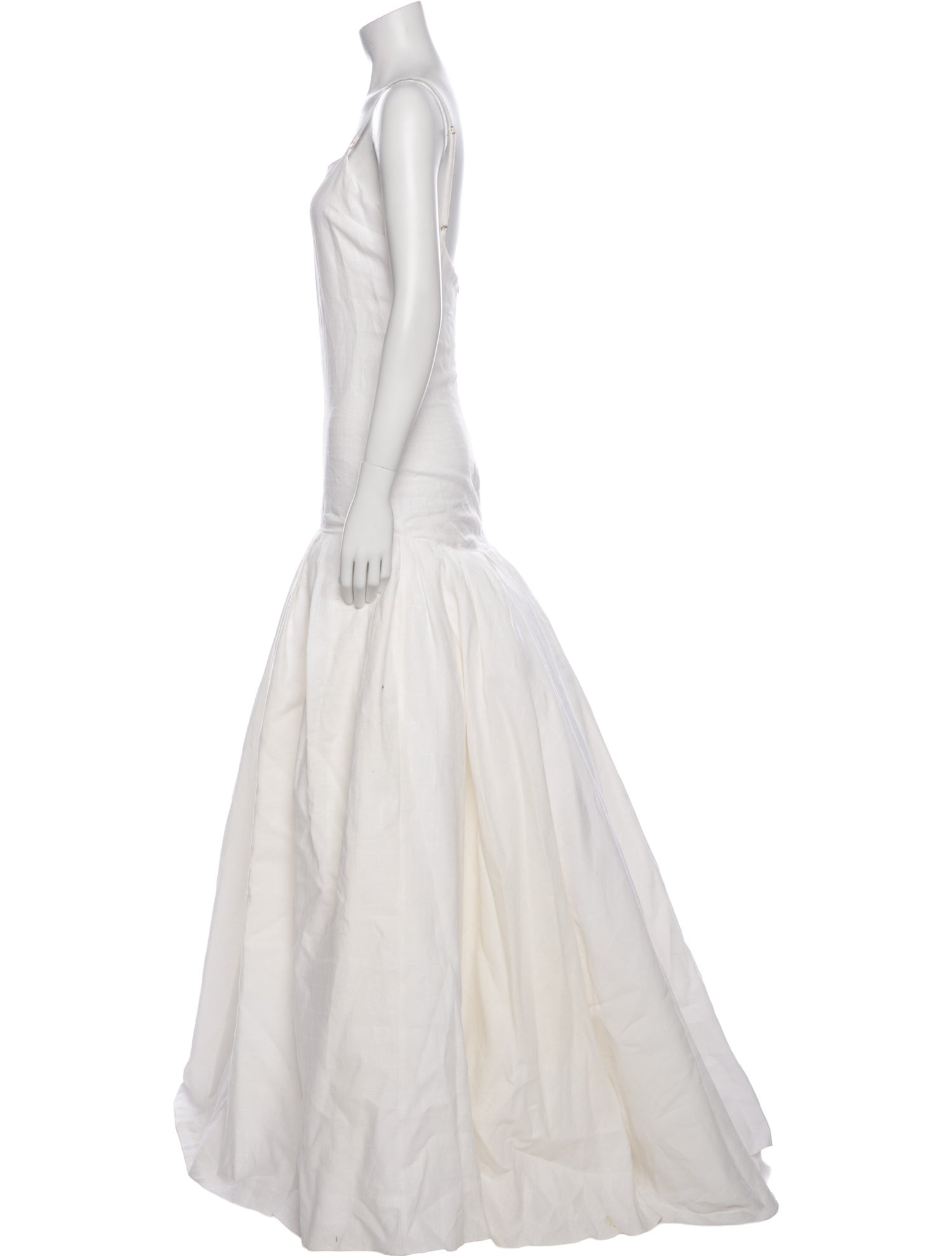 Jacquemus Linen Long Dress