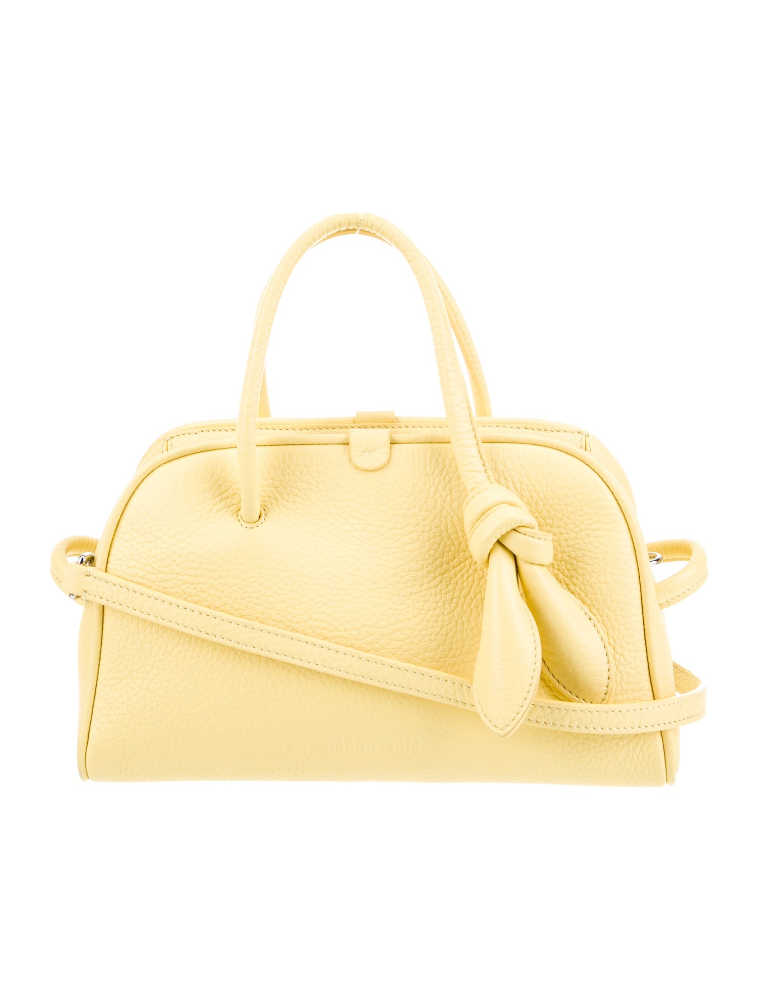 Jacquemus Leather Top Handle Bag