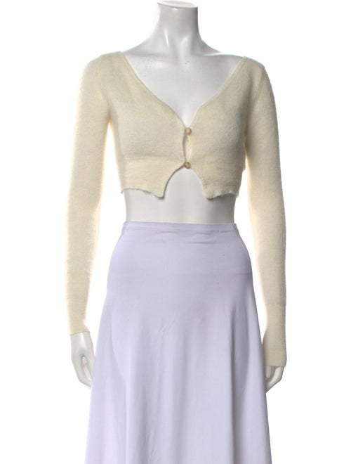 Jacquemus Mohair V-Neck Sweater