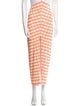 Jacquemus Plaid Print Midi Length Skirt
