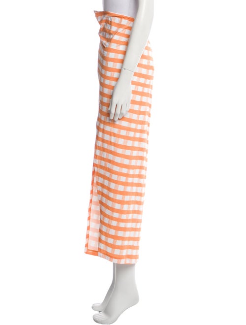 Jacquemus Plaid Print Midi Length Skirt