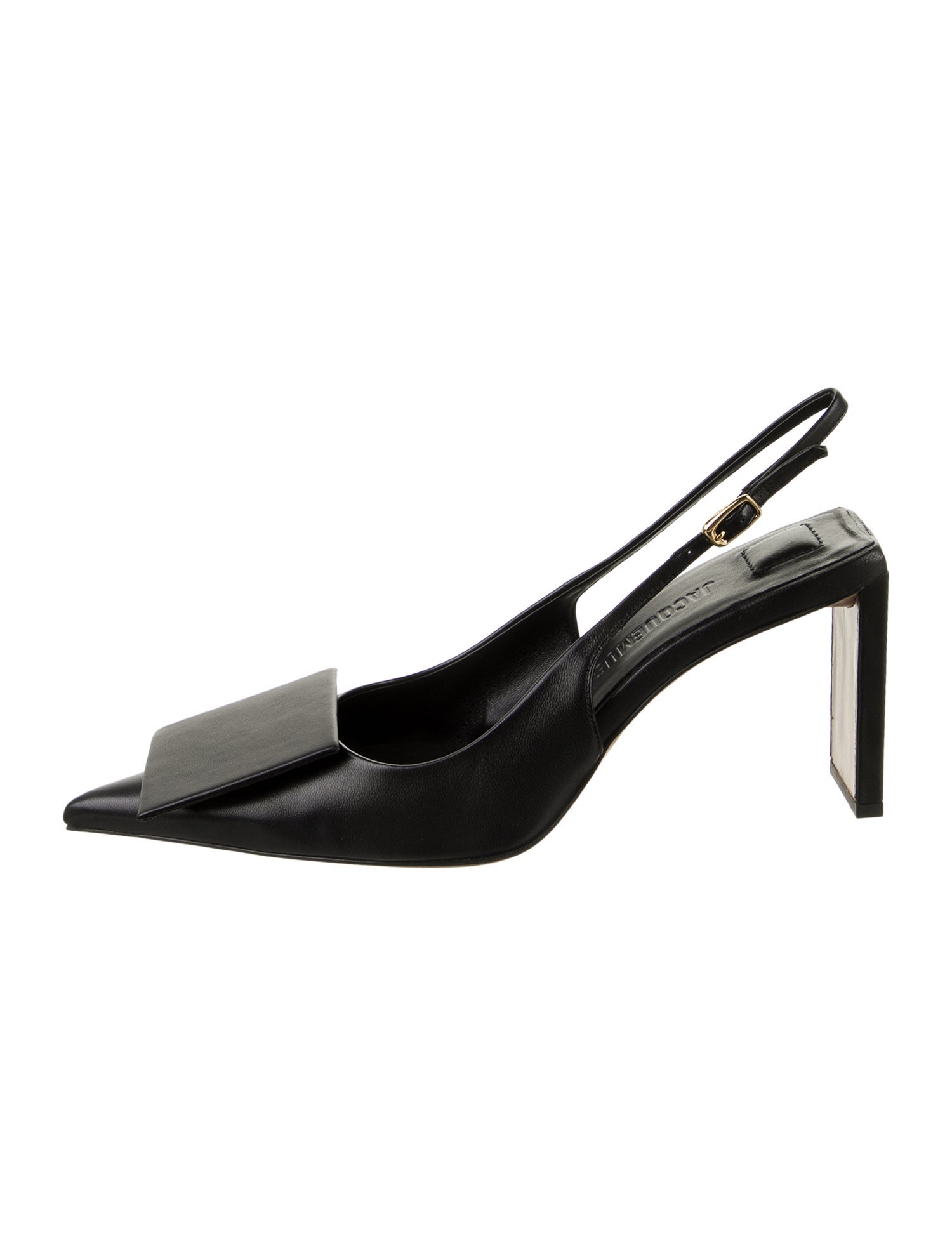 Jacquemus Leather Slingback Pumps