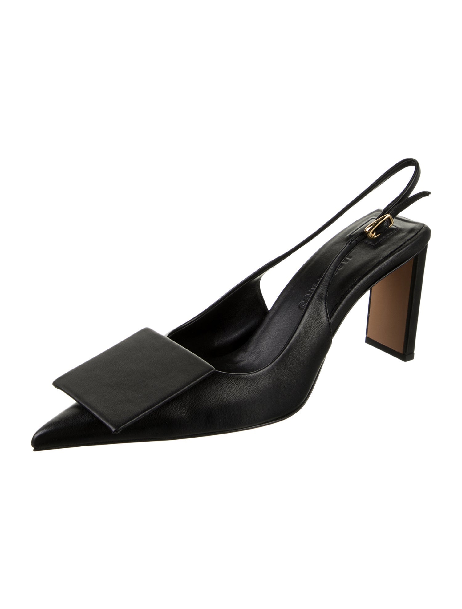Jacquemus Leather Slingback Pumps