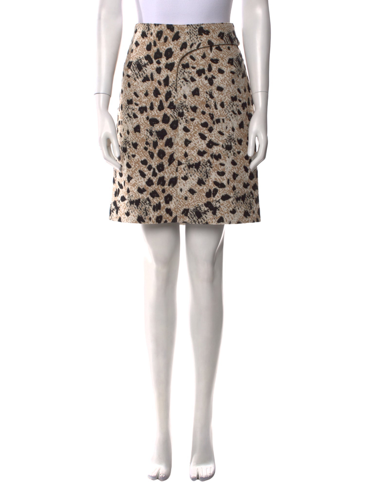Jacquemus Animal Print Knee-Length Skirt w/ Tags