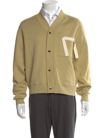 Jacquemus Graphic Print V-Neck Cardigan