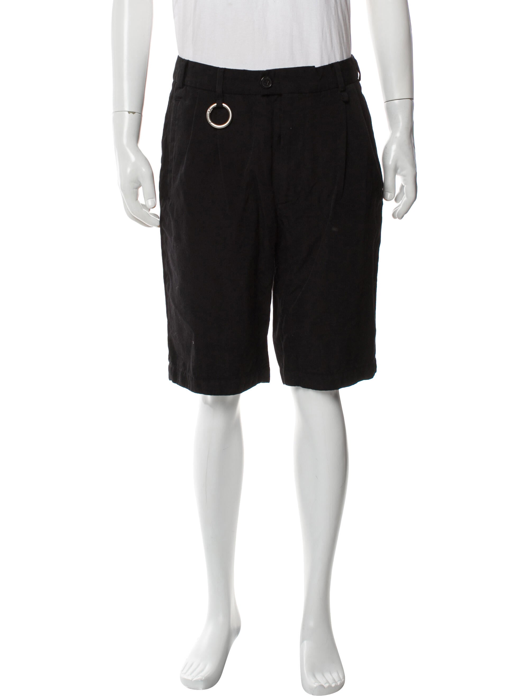 Jacquemus Virgin Wool Flat Front Shorts