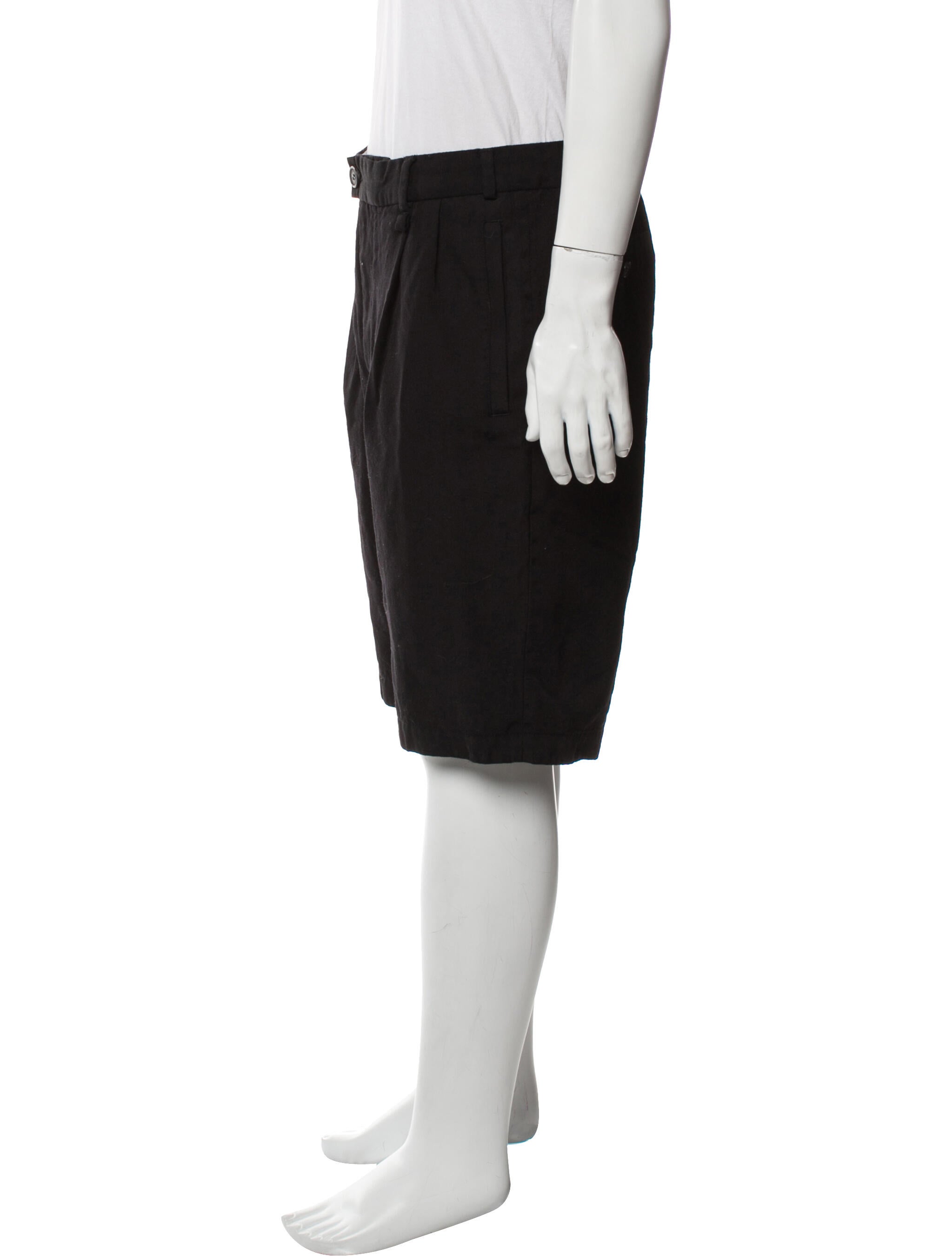 Jacquemus Virgin Wool Flat Front Shorts