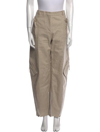 Jacquemus Linen Straight Leg Pants