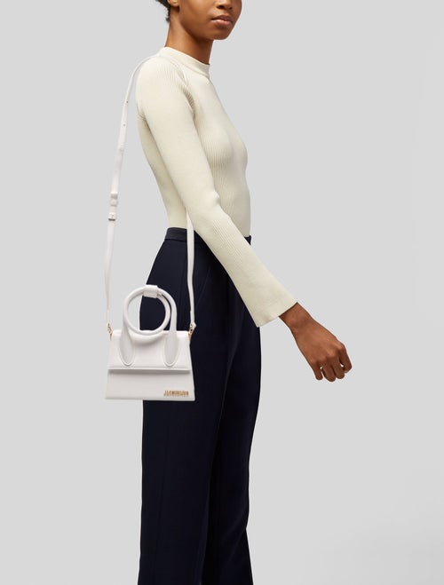 Jacquemus Leather Top Handle Bag