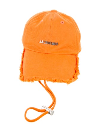 Jacquemus Canvas Logo Emblem Baseball Cap Size 54
