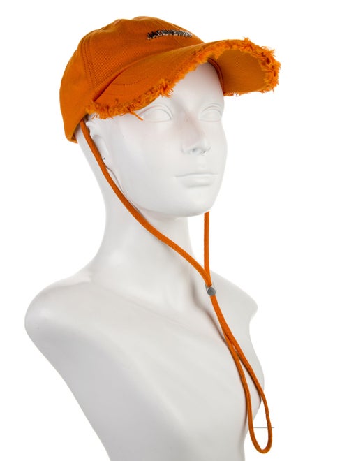 Jacquemus Canvas Logo Emblem Baseball Cap Size 54