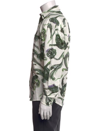 Jacquemus Floral Print Long Sleeve Shirt