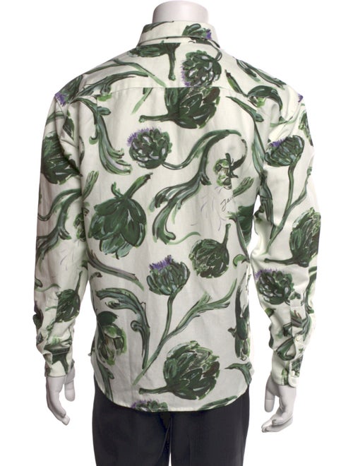 Jacquemus Floral Print Long Sleeve Shirt