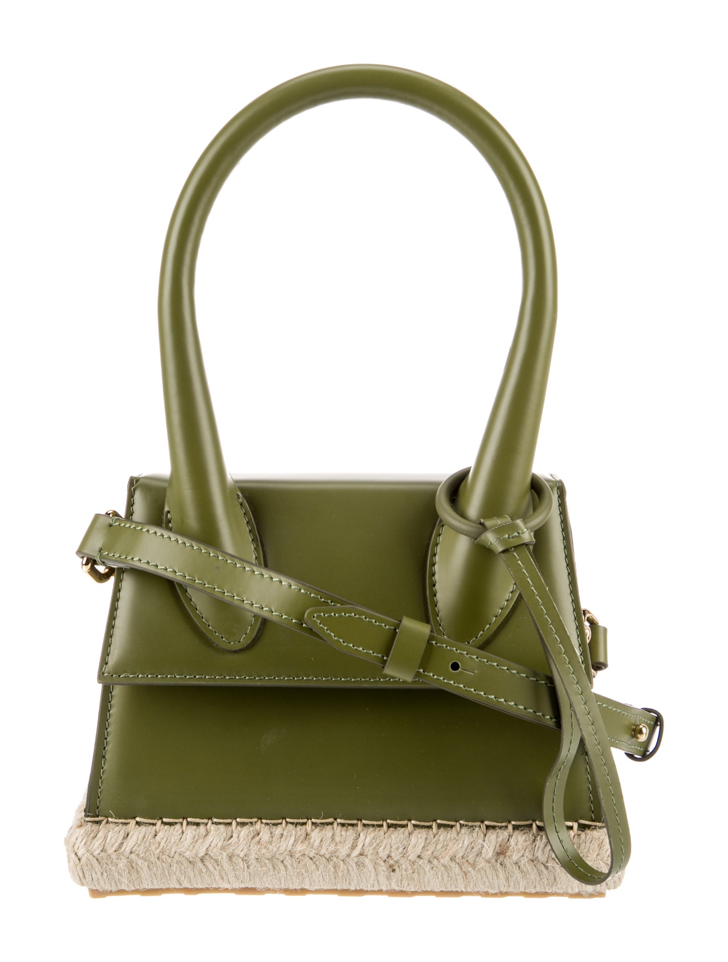 Jacquemus Leather Top Handle Bag