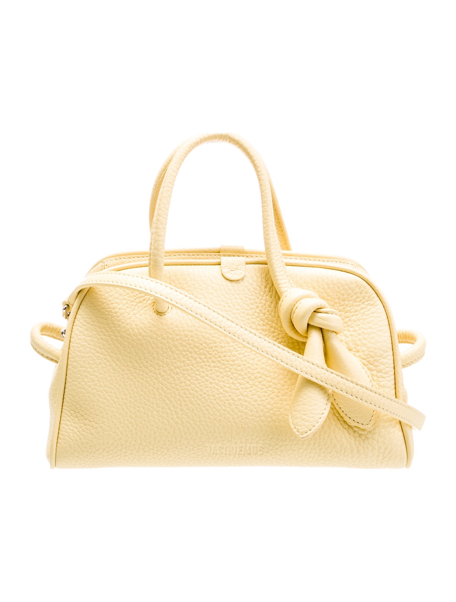 Jacquemus Leather Top Handle Bag