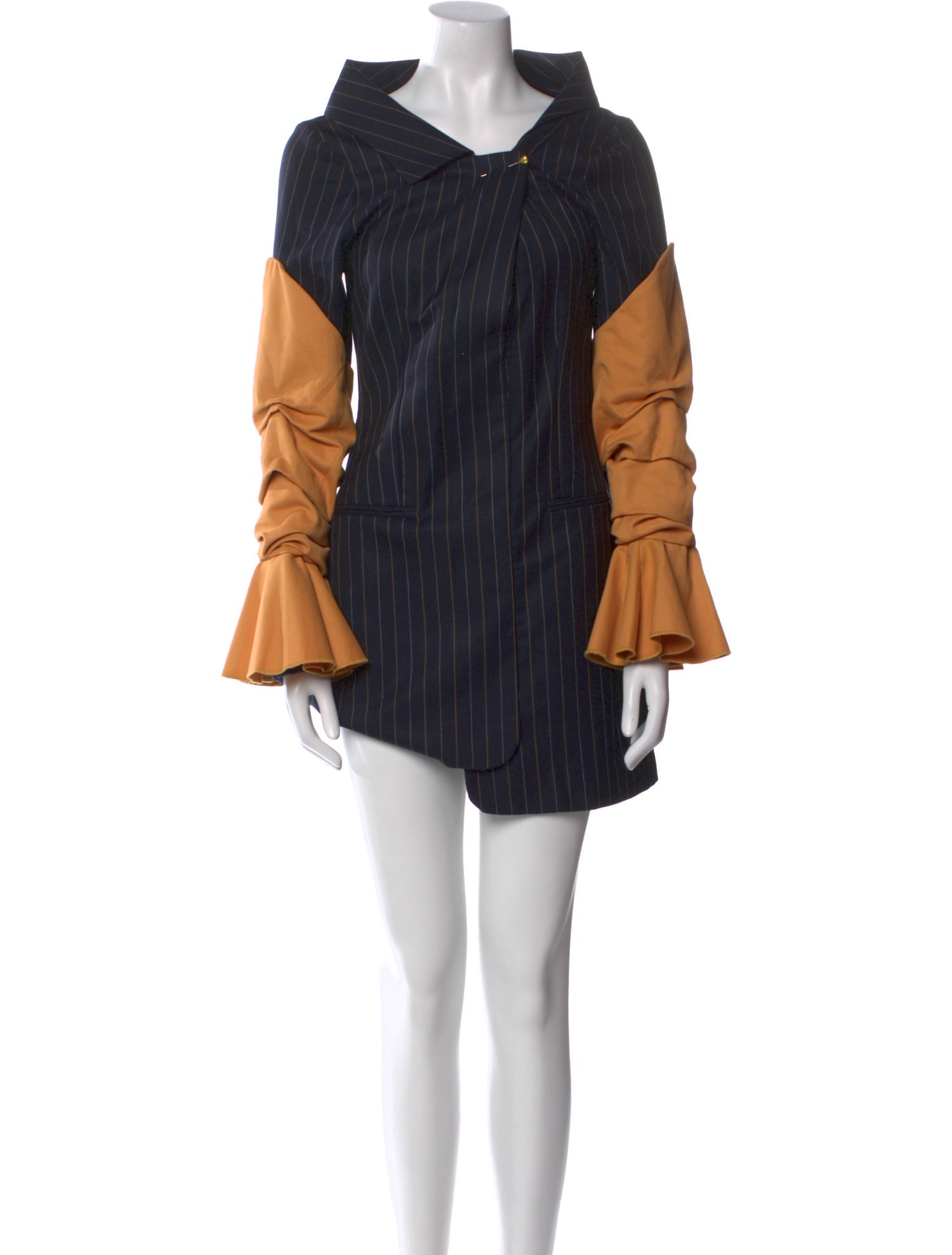 Jacquemus Colorblock Pattern Mini Dress