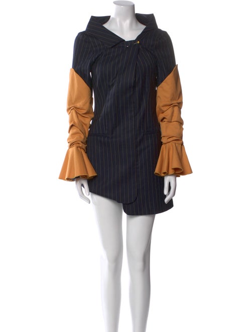 Jacquemus Colorblock Pattern Mini Dress