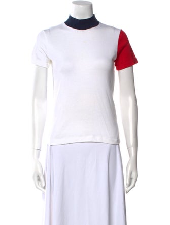Jacquemus Mock Neck Short Sleeve T-Shirt