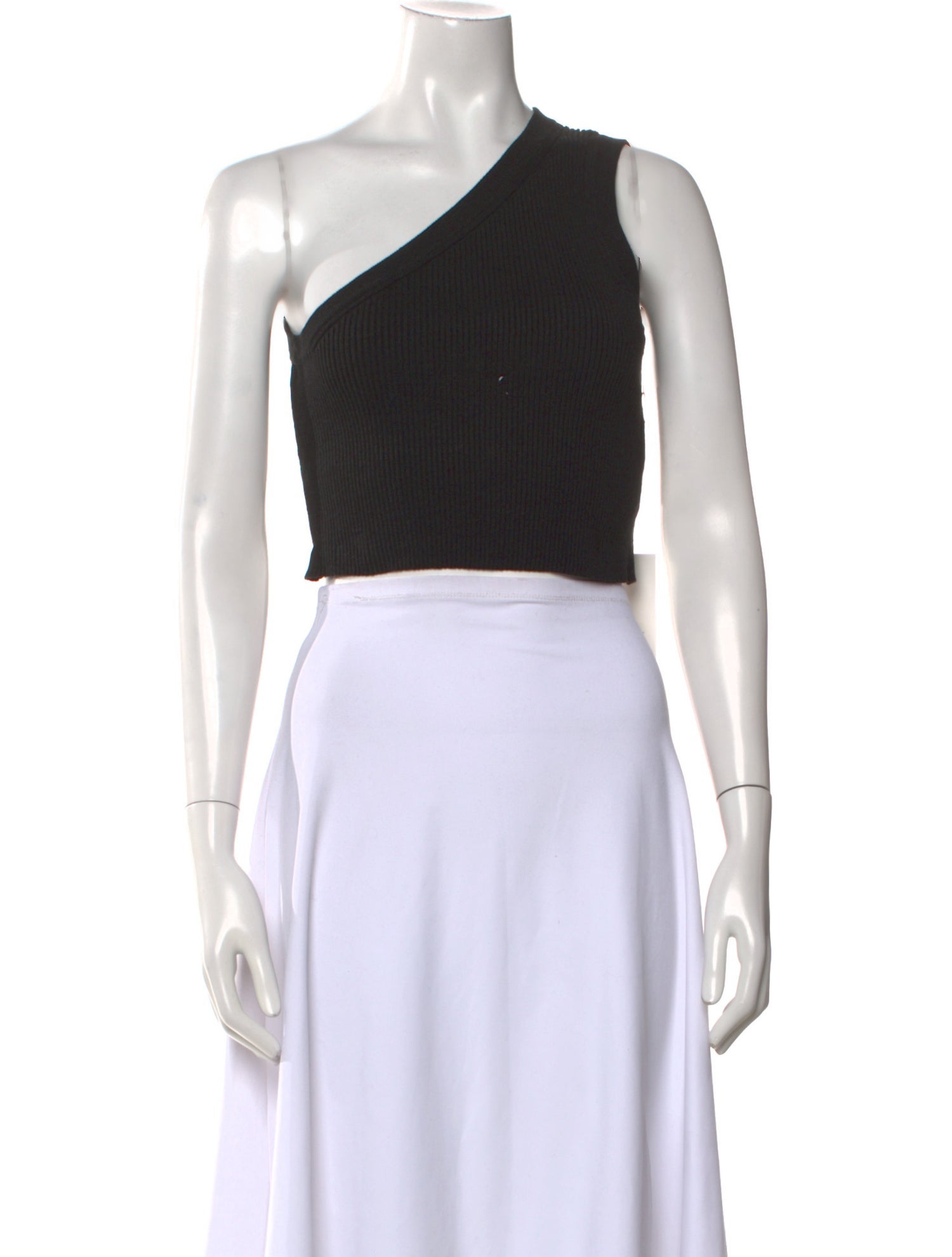 Jacquemus Linen One-Shoulder Crop Top w/ Tags