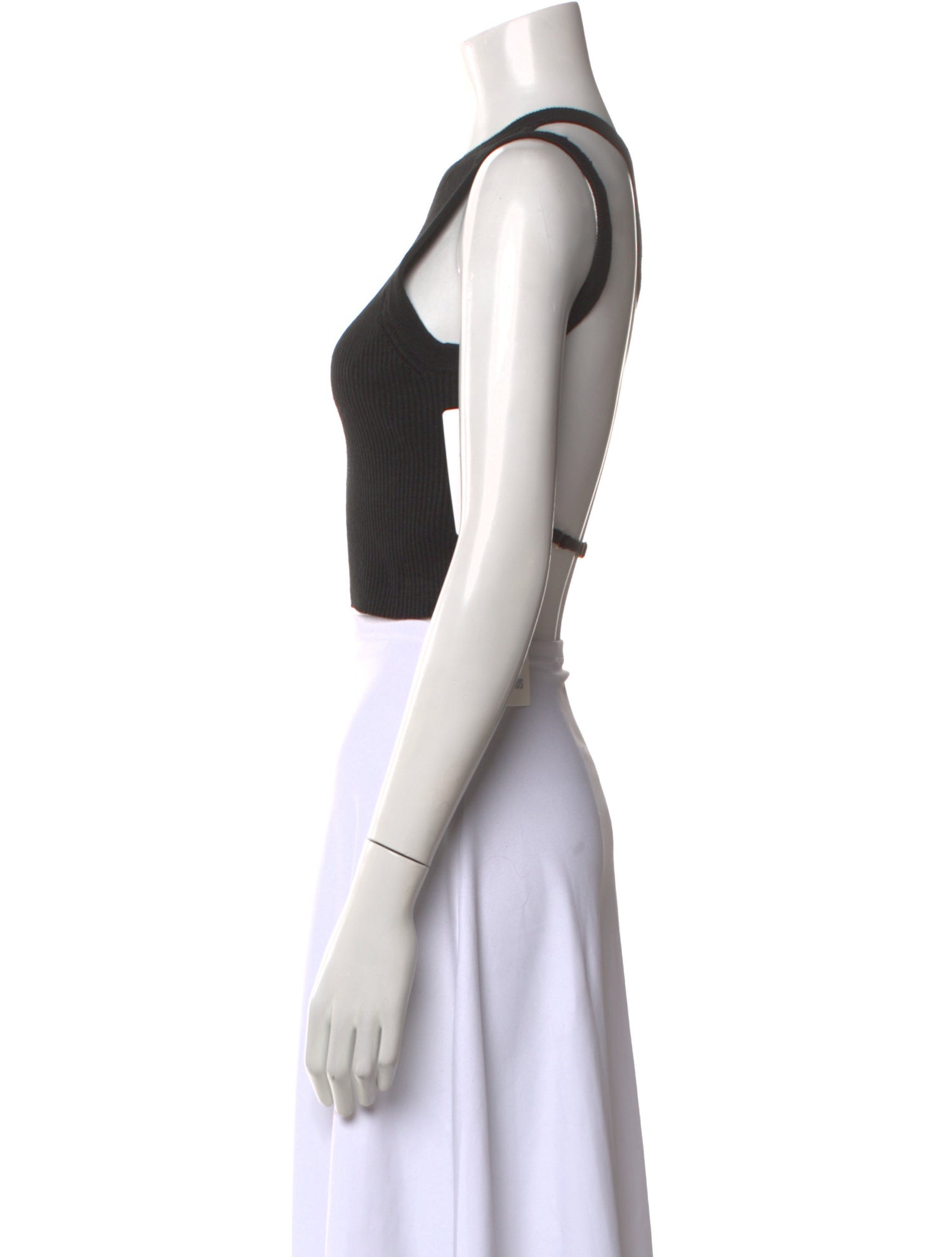 Jacquemus Linen One-Shoulder Crop Top w/ Tags
