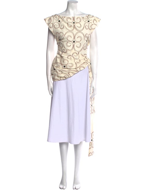 Jacquemus Linen Printed Top