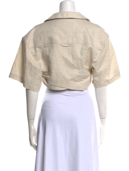 Jacquemus Short Sleeve Crop Top