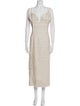 Jacquemus V-Neck Long Dress
