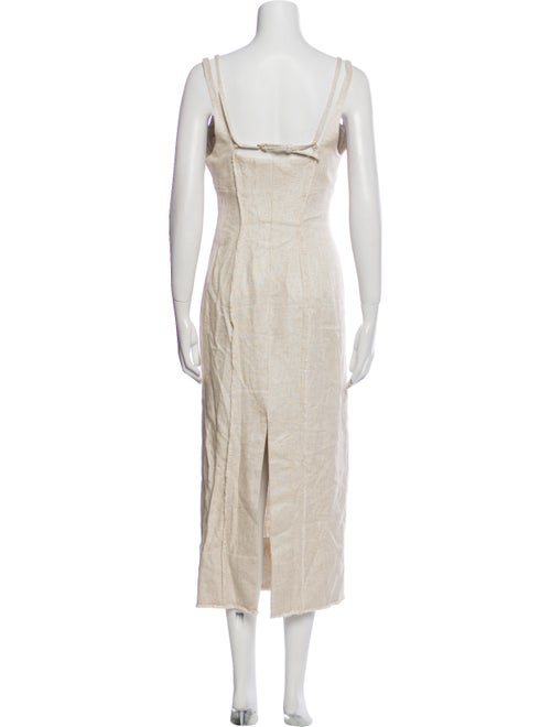 Jacquemus V-Neck Long Dress