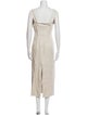 Jacquemus V-Neck Long Dress
