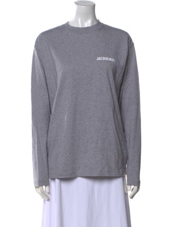 Jacquemus Crew Neck Long Sleeve Sweatshirt