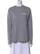 Jacquemus Crew Neck Long Sleeve Sweatshirt