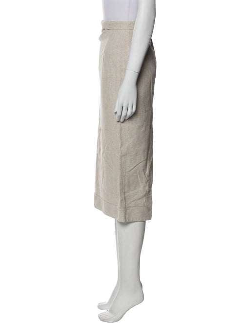 Jacquemus Pleated Accents Midi Length Skirt