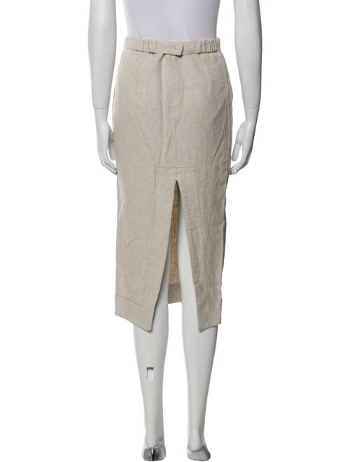 Jacquemus Pleated Accents Midi Length Skirt