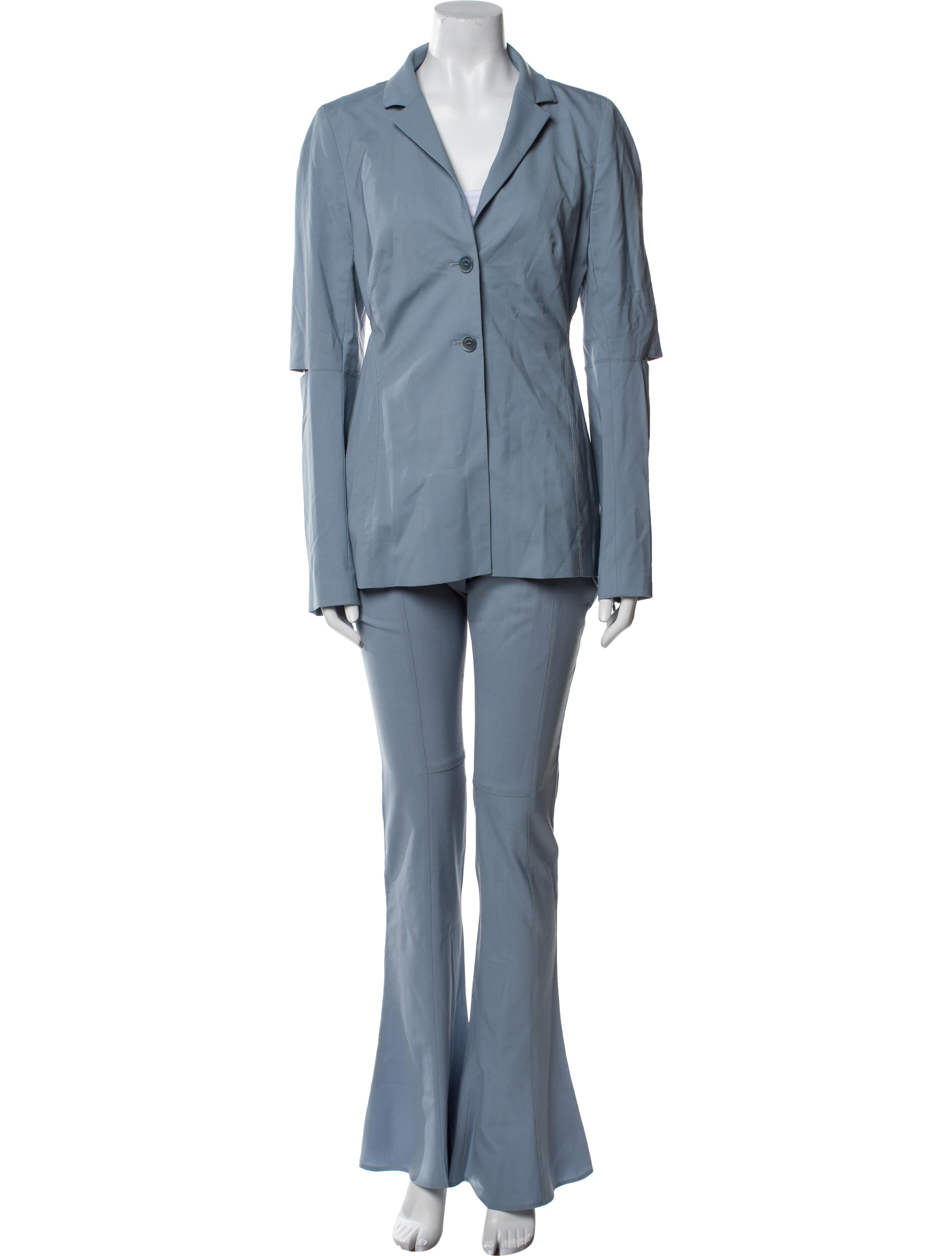 Jacquemus Virgin Wool Cutout Accent Pant Set