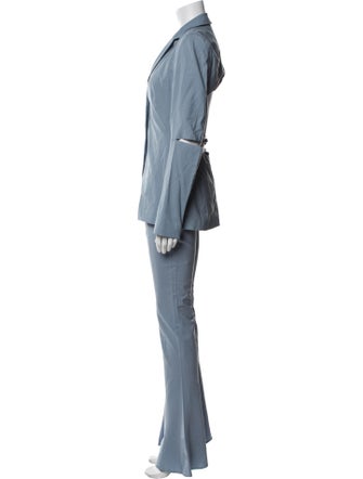 Jacquemus Virgin Wool Cutout Accent Pant Set