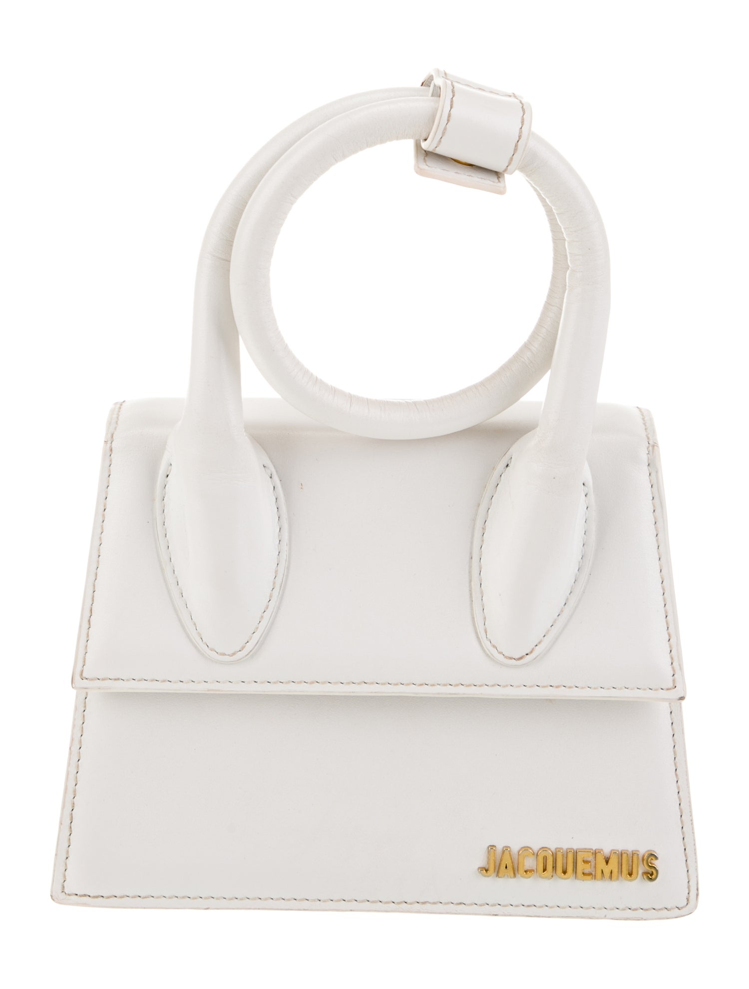 Jacquemus Leather Top Handle Bag