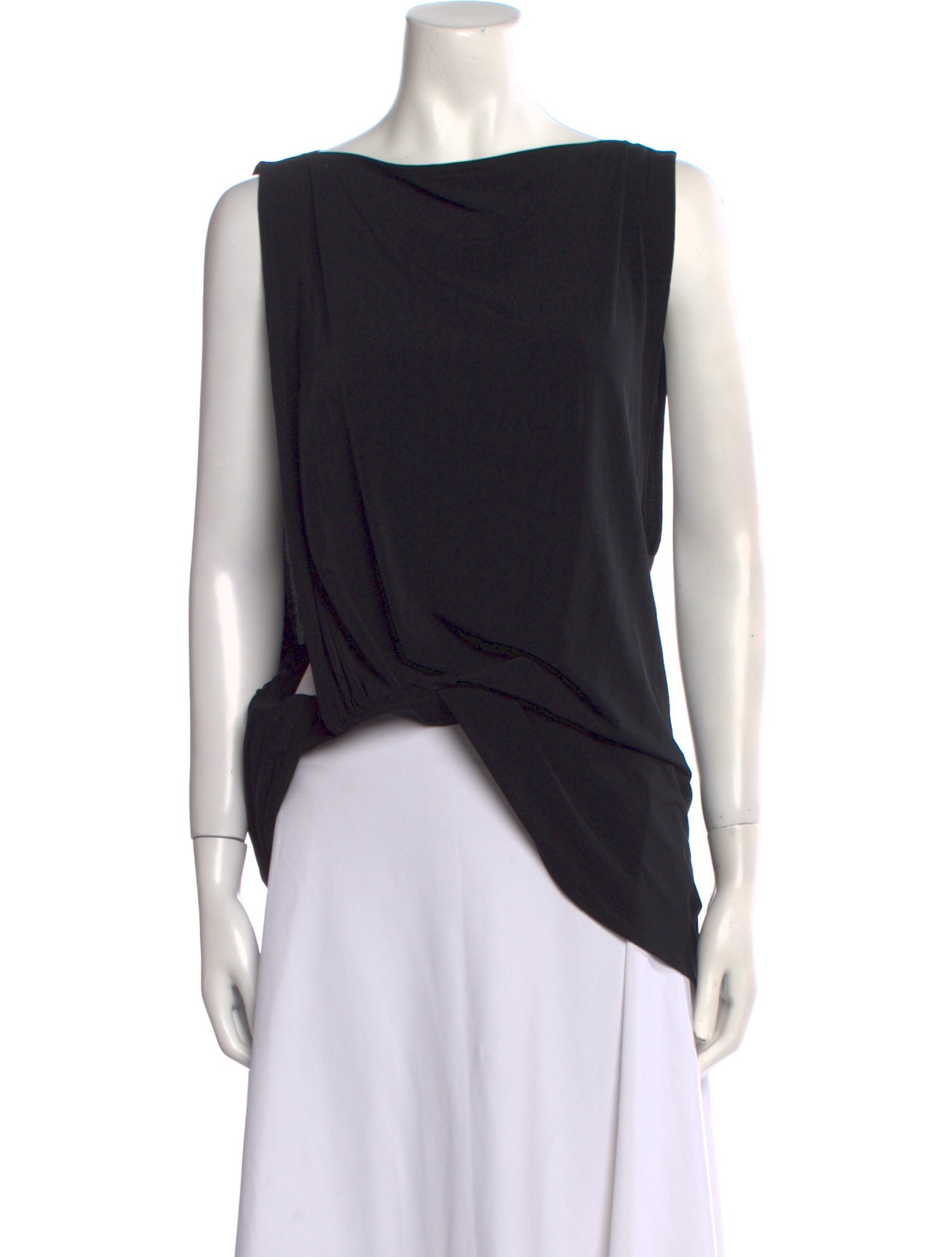 Jacquemus Bateau Neckline Sleeveless Top