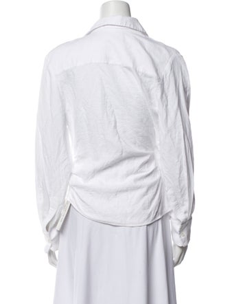 Jacquemus V-Neck Long Sleeve Blouse