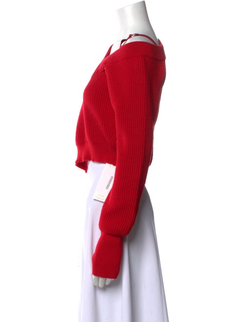 Jacquemus Wool Scoop Neck Sweater