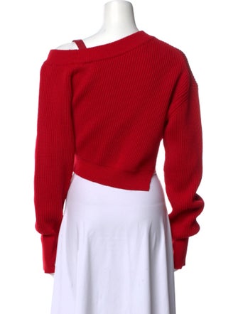 Jacquemus Wool Scoop Neck Sweater