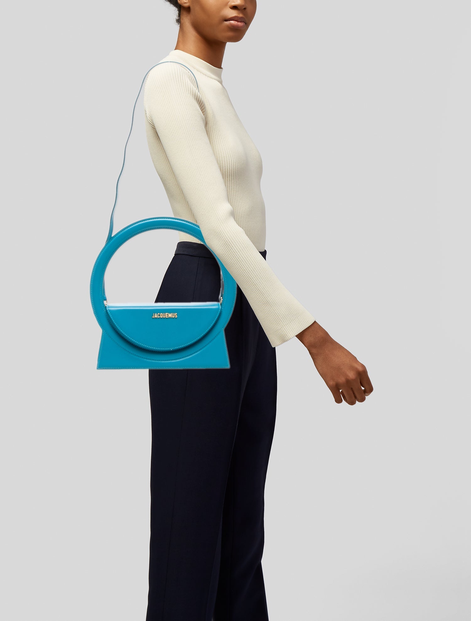 Jacquemus Leather Top Handle Bag