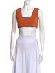 Jacquemus Striped Square Neckline Crop Top