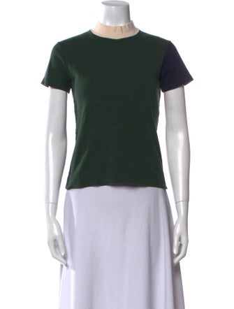 Jacquemus Mock Neck Short Sleeve T-Shirt