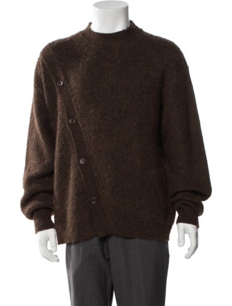 Jacquemus Mock Neck Long Sleeve Cardigan