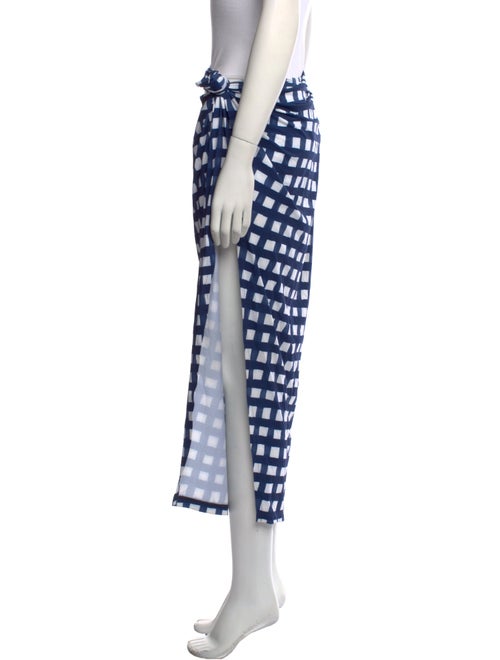 Jacquemus Plaid Print Midi Length Skirt