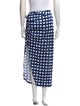 Jacquemus Plaid Print Midi Length Skirt